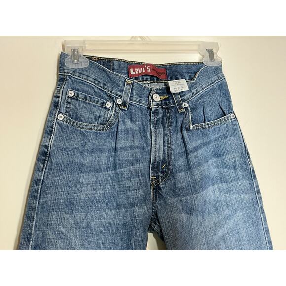 Levis 569 Jeans Youth Size 14 slim (25x 27). Straight Weight Denim - Picture 3 of 8